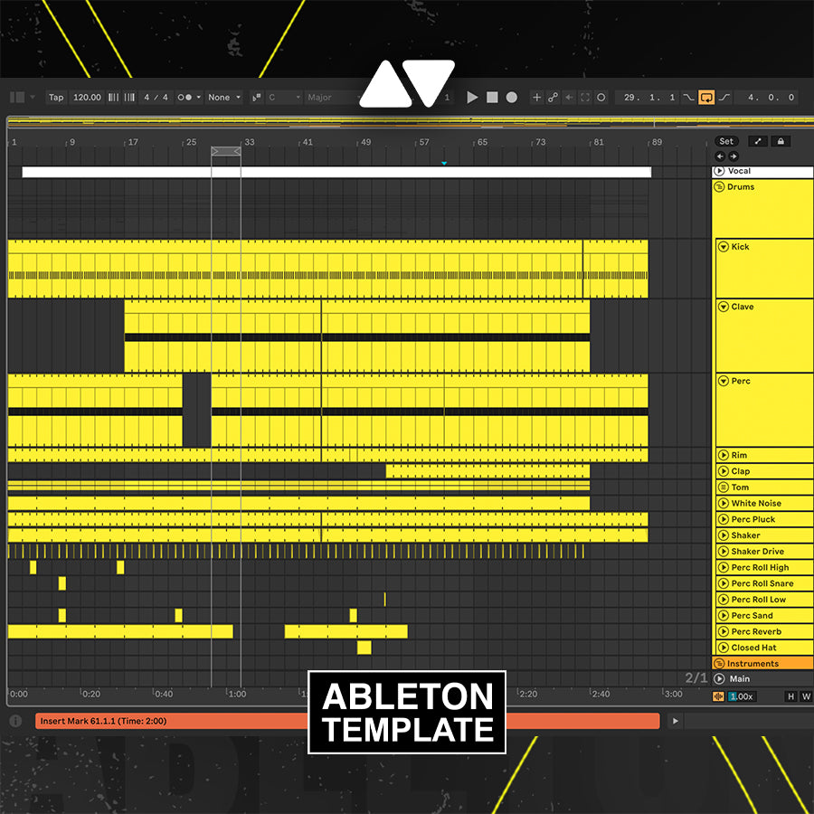 Adam Port, Stryv - Move feat. Malachiii Ableton Template (Afro House).