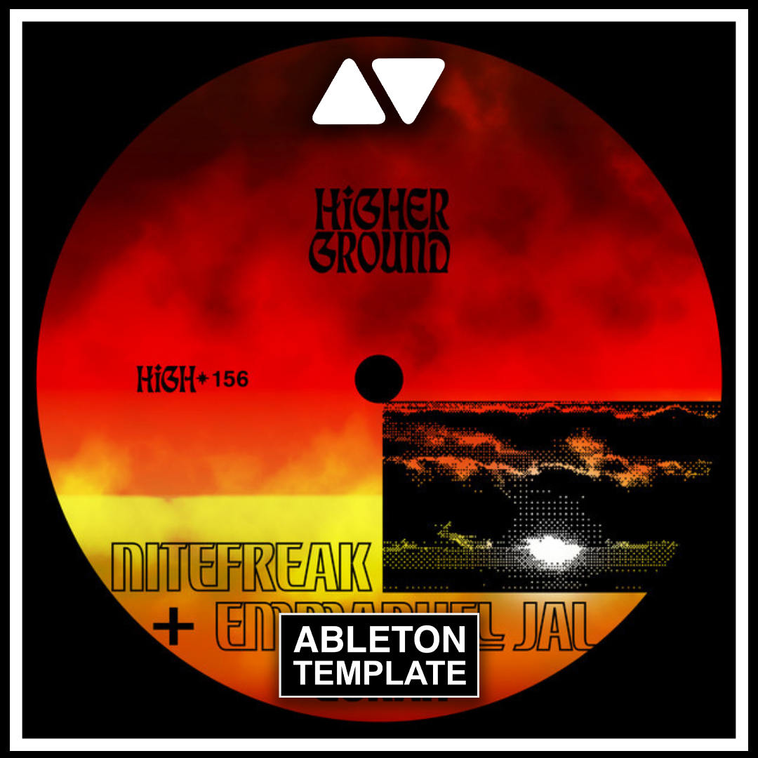 Ableton Live template for Gorah by Nitefreak and Emmanuel Jal, Afro House style with arranged instruments, effects, and MIDI patterns for music production.