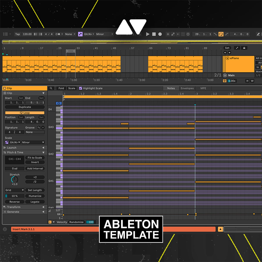 Adam Port, Stryv - Move feat. Malachiii Ableton Template (Afro House).